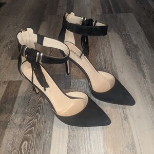 Nine West Women's Everafter Suede Stilletos, 9.5, Black